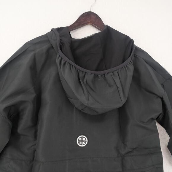 NEW Black Rifle Coffee Company Men's Small  BLACK Hooded Jacket - Picture 9 of 10